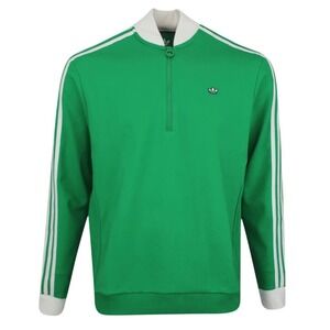 Men's Adidas Originals 1/4 Zip XL Pullover track jacket Golf sweatshirt JP2061